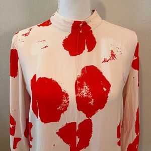 Anthropologie ‘Second Female’ Blouse SZ Small pink/coral